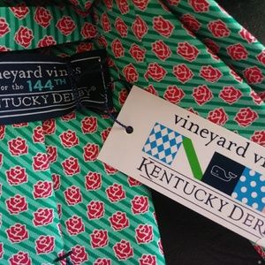 Vineyard Vines Kentucky Derby Rose Tie